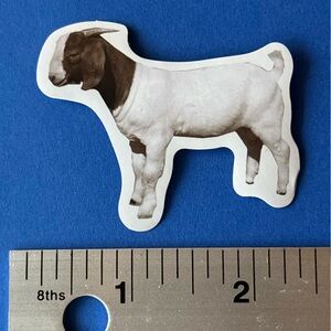 10/$10 Goat 🐐 Aesthetic Sticker Waterproof Vinyl Water Bottle Laptop Crafts